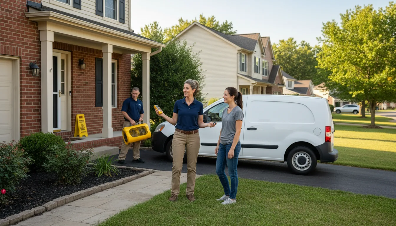 Water restoration image for Water Damage & Restoration Services in Eastanollee, GA